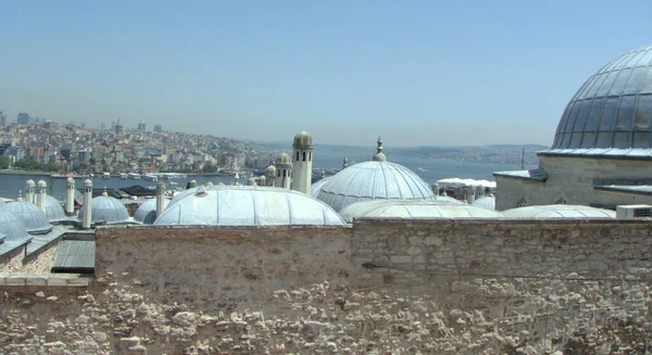 Turquia Istambul Suleymaniye Mah Mesquita Suleymaniye Vista Cidade Corno Ouro — Fotografia de Stock