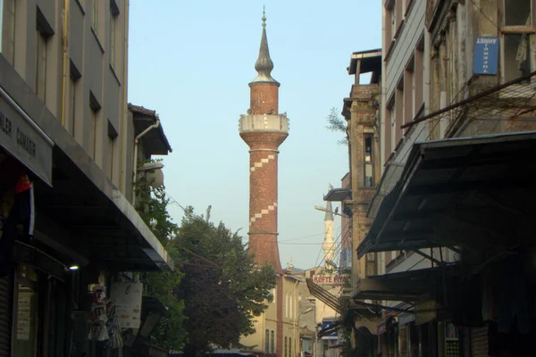 Turkiet Istanbul Kible Cesme Kantarcilar Moskén Minaret Från Moskén — Stockfoto