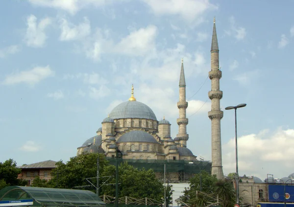 Turcja Stambuł Fatih Park Sułtana Ahmeta Widok Błękitny Meczet — Zdjęcie stockowe
