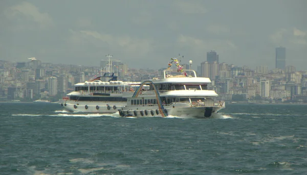 Turkije Istanbul Veerboot Van Kabatas Station Naar Prins Eilanden Twee — Stockfoto