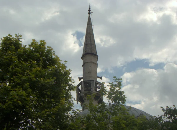 Türkiye Stanbul Fuat Paşa Caminin Minaresi — Stok fotoğraf