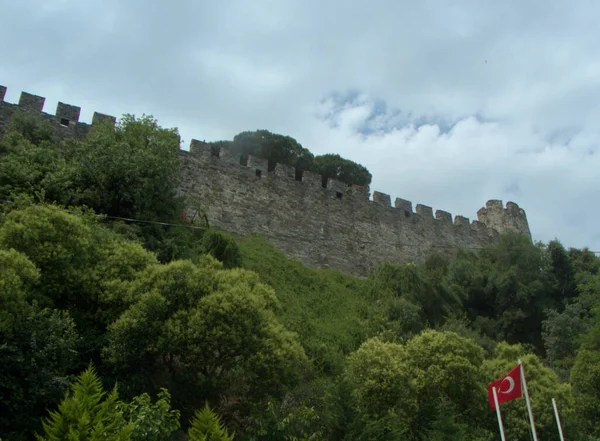 Turquie Istanbul Yahya Kemal Murs Château Rumeli Hisari — Photo