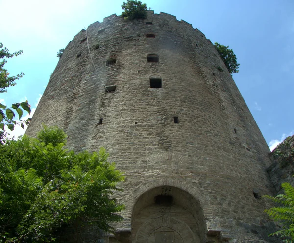Τουρκία Κωνσταντινούπολη Κάστρο Ρούμελη Χισάρι Πύργος Μικρού Ζαγάνου Πασά — Φωτογραφία Αρχείου