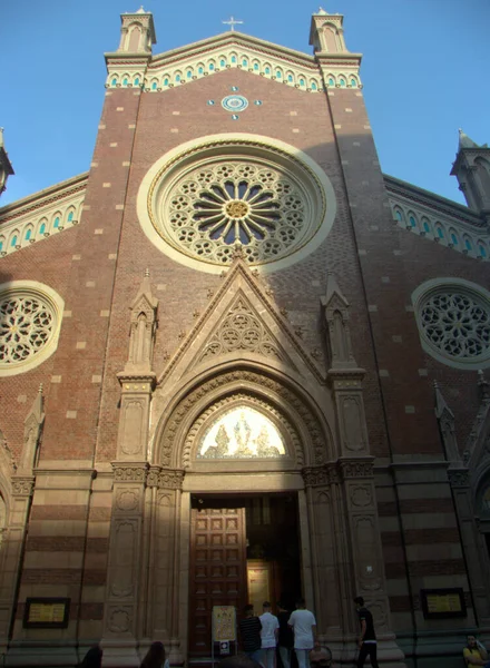 Türkei Istanbul Tomtom Istiklal Cad 171 Kirche Des Heiligen Antonius — Stockfoto