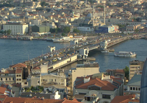 Turkije Istanbul Bereketzade Mahallesi Buyuk Hendek Caddesi Galata Tower Galata — Stockfoto