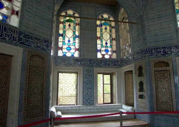 Turquie Istanbul Cankurtaran Palais Topkapi Pavillon Canapé Pavillon Kara Mustafa — Photo