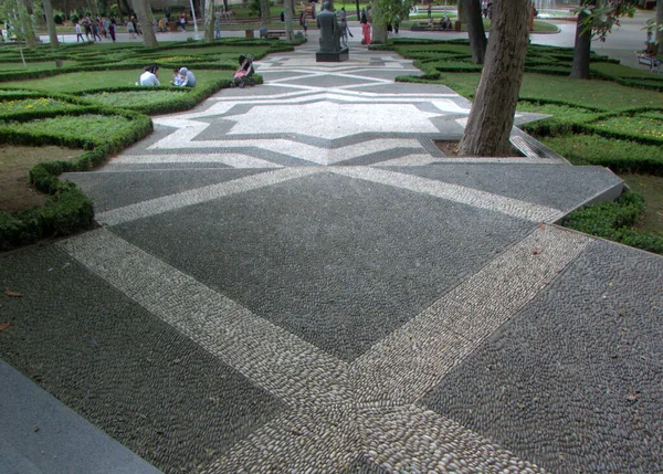 Turkiet Istanbul Cankurtaran Gulhane Park Mosaikgångvägar — Stockfoto