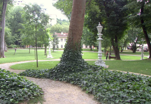 Turquia Istambul Tesvikiye Ihlamur Yolu 34357 Ili Palácio Ihlamur Natureza — Fotografia de Stock