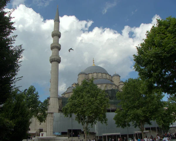 Turquia Istambul Rustem Pasa Cad 34116 Fatih Nova Mesquita Yeni — Fotografia de Stock