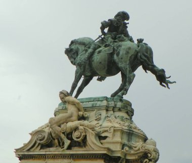 Macaristan, Budapeşte, Buda Castle, Prince Eugene Savoy heykeli