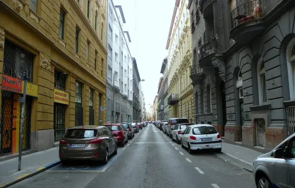 Hungría Budapest Szentkiralyi Calles Ciudad Vieja —  Fotos de Stock