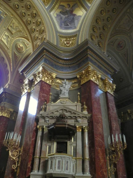 Hungary Budapest Hungarian National Gallery Basilica Pulpit — Stock Photo, Image