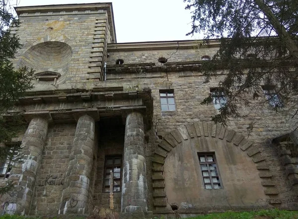 Ukraine Khmilnyk Palais Comte Xido Partie Façade Palais Côté Rivière — Photo