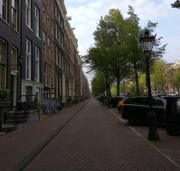 Niederlande Amsterdam Keizersgracht 249 Promenade Kanal — Stockfoto