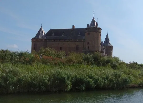 Pays Bas Château Muiden Murs Tours Forteresse — Photo