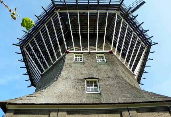 オランダ アムステルダム Funenkade Gooyer 風車のトップ — ストック写真