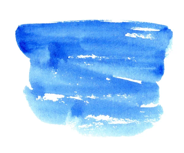 Μπλε Φόντο Ακουαρέλα Καλλιτεχνικό Στοιχείο Για Banner Πρότυπο Εκτύπωση Και — Φωτογραφία Αρχείου