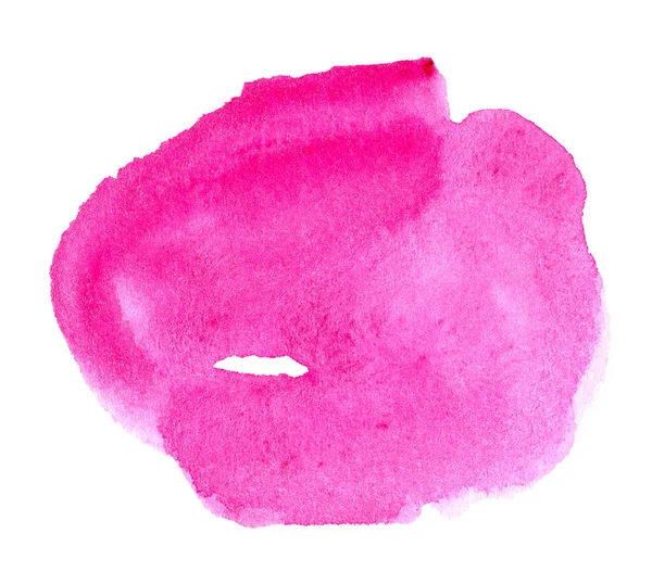 Abstrait Fond Aquarelle Rose Tache Aquarelle Dessinée Main Avec Coups — Photo