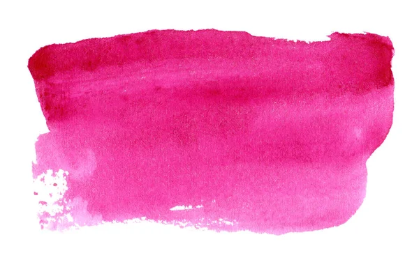 Абстрактний Рожевий Акварельний Фон Рука Намальована Акварельна Пляма Пензлем — стокове фото