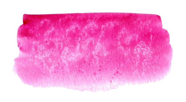 Υφή Ροζ Υδατογραφία Σχήμα Απομονώνονται Λευκό Φόντο — Φωτογραφία Αρχείου