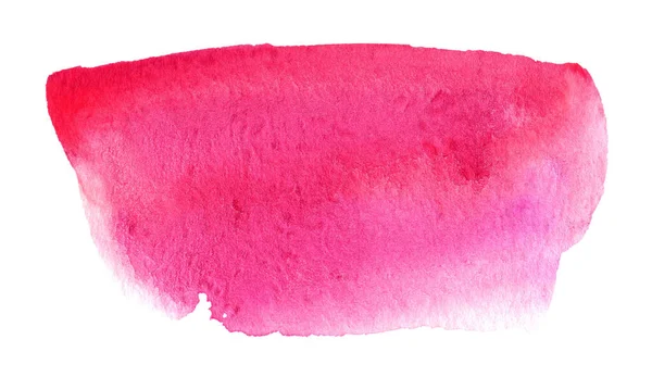 Astratto Forma Acquerello Rosa Come Sfondo Isolato Bianco Clip Art — Foto Stock