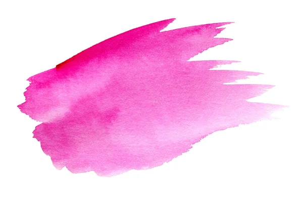 Streszczenie Tła Akwareli Ręcznie Rysowane Pociągnięcia Pędzla Różowy Akwarela Miejscu — Zdjęcie stockowe