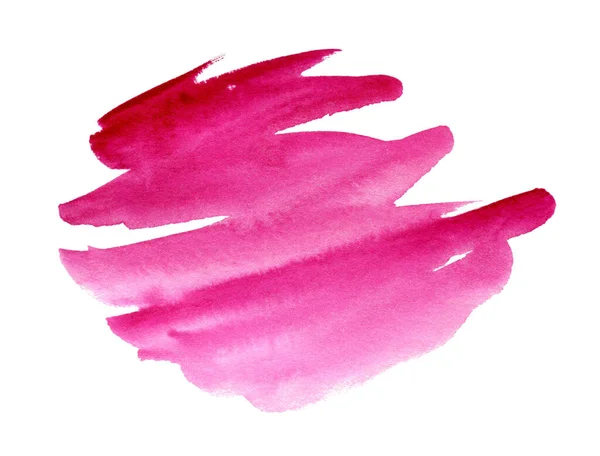 Fundo Aquarela Abstrato Mão Desenhado Pinceladas Rosa Ponto Aquarela — Fotografia de Stock