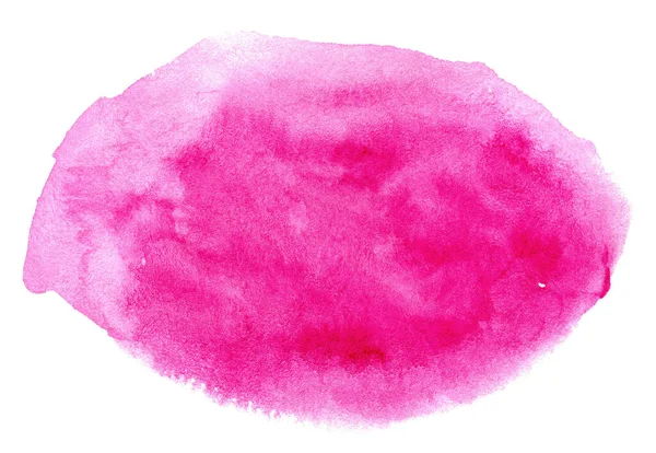 Rózsaszín Akvarell Alakú Háttér Szöveg Vagy Logó Kézzel Rajzolt Absztrakt — Stock Fotó