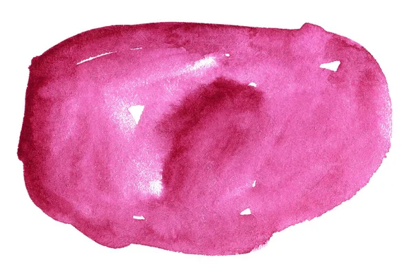 Sfondo Rosa Acquerello Forma Testo Logo Disegnato Mano Astratto Acquerello — Foto Stock