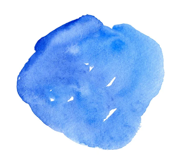 Blå Akvarell Plats För Logotyp Eller Bokstäver — Stockfoto