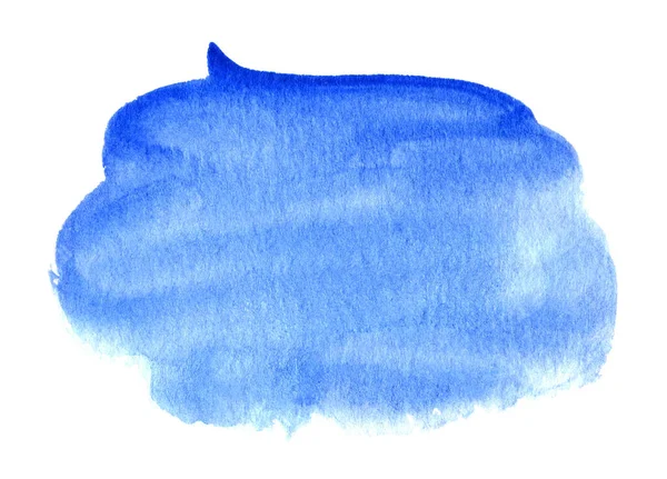 Nuvem Aquarela Azul Desenhada Mão Para Logotipo Texto — Fotografia de Stock