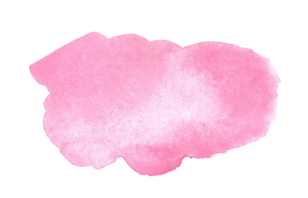 Warna Air Merah Muda Abstrak Pada Latar Belakang Putih Potongan — Stok Foto
