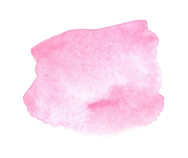 Warna Air Merah Muda Abstrak Pada Latar Belakang Putih Potongan — Stok Foto