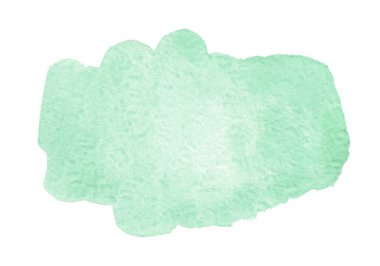 Metin veya logo için suluboya arka plan. El çizimi soyut suluboya klipsli sanat lekesi. Metin veya logo için suluboya arkaplan