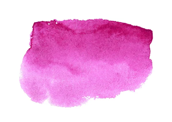 Pinkfarbene Aquarellform Abstrakter Hintergrund Für Text Oder Logo Isoliert Auf — Stockfoto