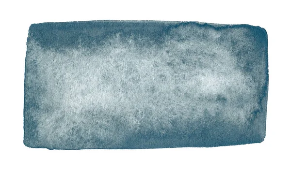 Forma Aquarela Cinza Abstrato Isolado Fundo Branco — Fotografia de Stock