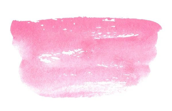 Abstract Pink Watercolor Backdrop Isolated White Background — Stok Foto
