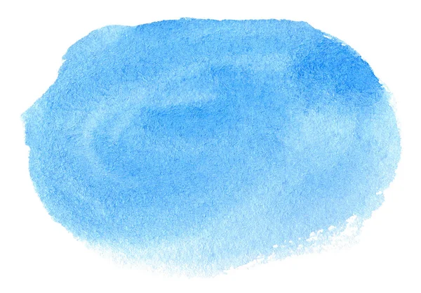 Azul Aquarela Pinceladas Fundo Elemento Artístico Para Banner Modelo Impressão — Fotografia de Stock