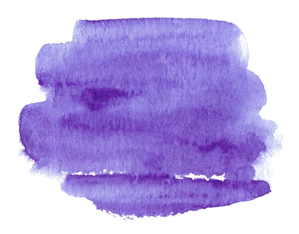 Hand Drawn Purple Abstract Watercolor Spot — Foto de Stock
