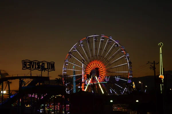 Wonder Wheel Sunset — Stock Photo, Image