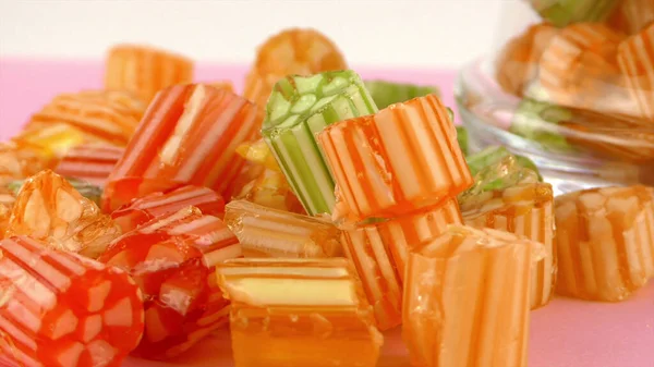 renkli karamelli lolipop şekerlemeleri