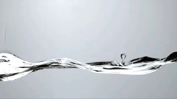 Капля Воды Падает Поверхность — стоковое фото