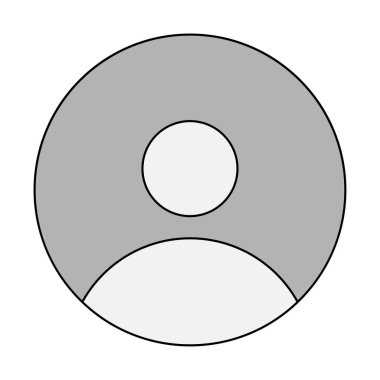 Erkek ikonu. Vektör çizimi. depolama resmi.
