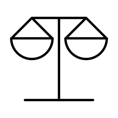 Ölçek çizgisi. Sürekli bir çizgi çiziyor. İş ikonu. Vektör çizimi. depolama resmi. 