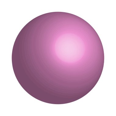 Işık arka planında hacimli top. Parlak tasarım. Vektör çizimi. depolama resmi.