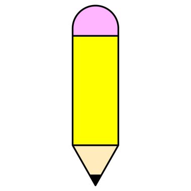 Çizgi film kalemi. Elle çek. Vektör çizimi. depolama resmi. 