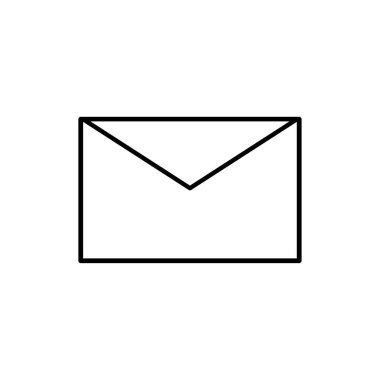 Zarf vektörü. İş konsepti. Posta servisi konsepti. Vektör çizimi. depolama resmi.