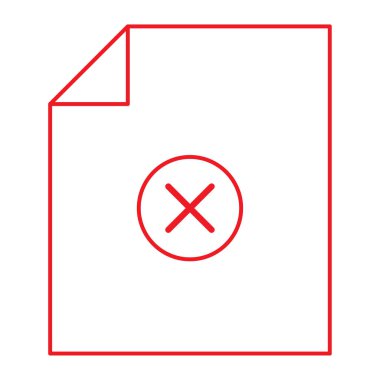 Rapor tasarımı için kağıt haçı olan düz simge. Çapraz. Vektör çizimi. depolama resmi. 