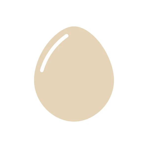 Illustration with egg on white background. Fresh healthy food. Vector illustration. stock image. — Stock Vector