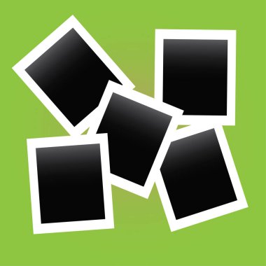 Retro çerçeveler, her amaç için harika tasarım. Kırmızı arka plan için 3D çerçeve. Vektör çizimi. depolama resmi. 